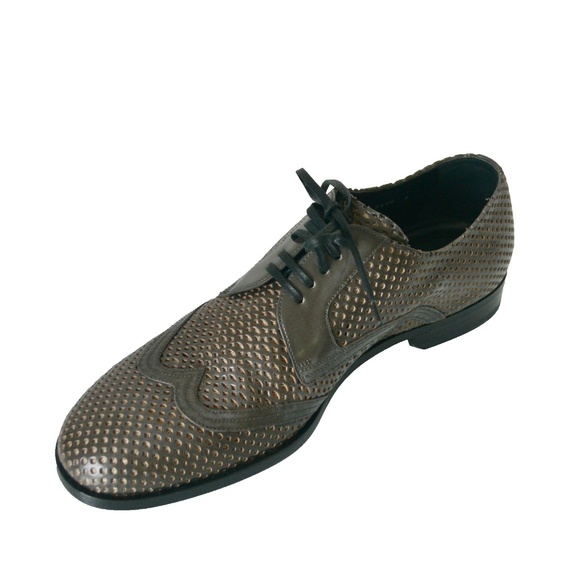NIB DOLCE & GABBANA DERBY LEATHER LACE UP FORMAL SHOES main image 9